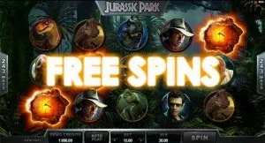 jurassic park free spins