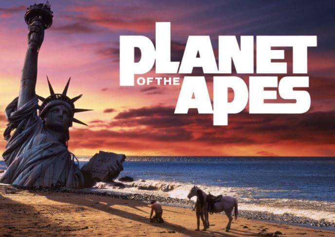 planet of the apes gokkast logo