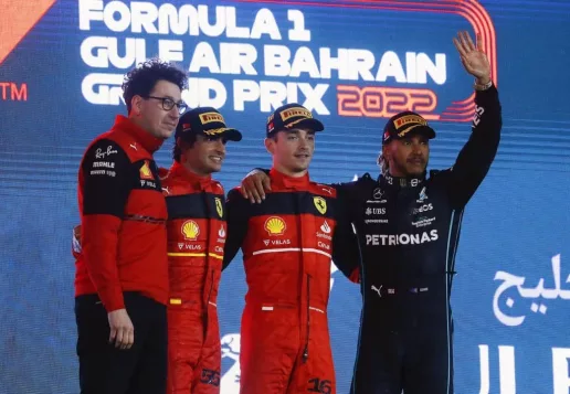 Podium F1 GP Bahrein 2022