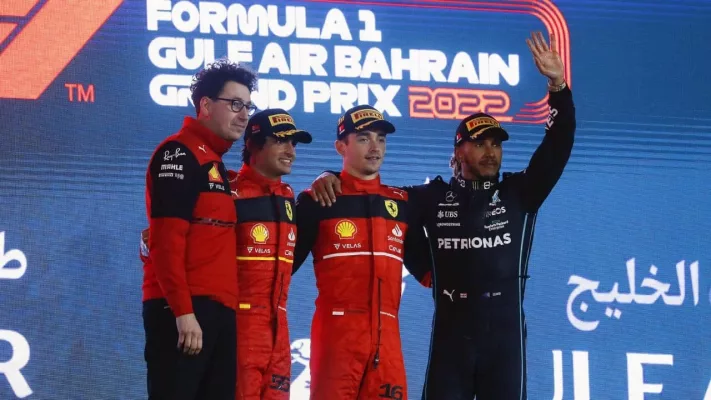 Podium F1 GP Bahrein 2022