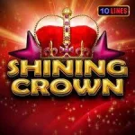 Shining crown slot logo