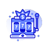 icon voor casino spel categorie slots, fruitautomaten, gokkasten en videoslots