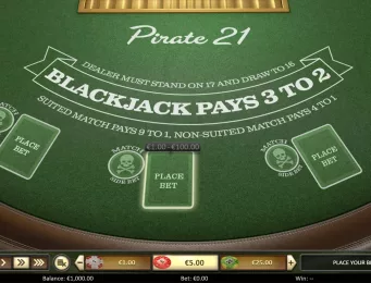 Pirate 21 Blackjack logo